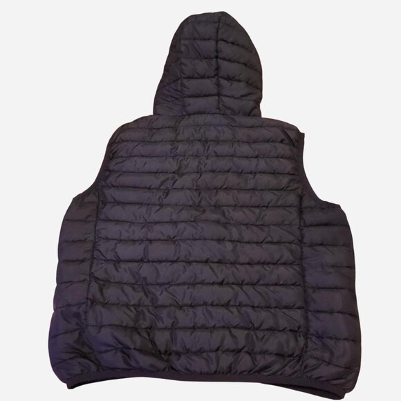 Not FOR SALE H&M Women's Black Zip Hooded Vest XXL - Picture 2 of 5